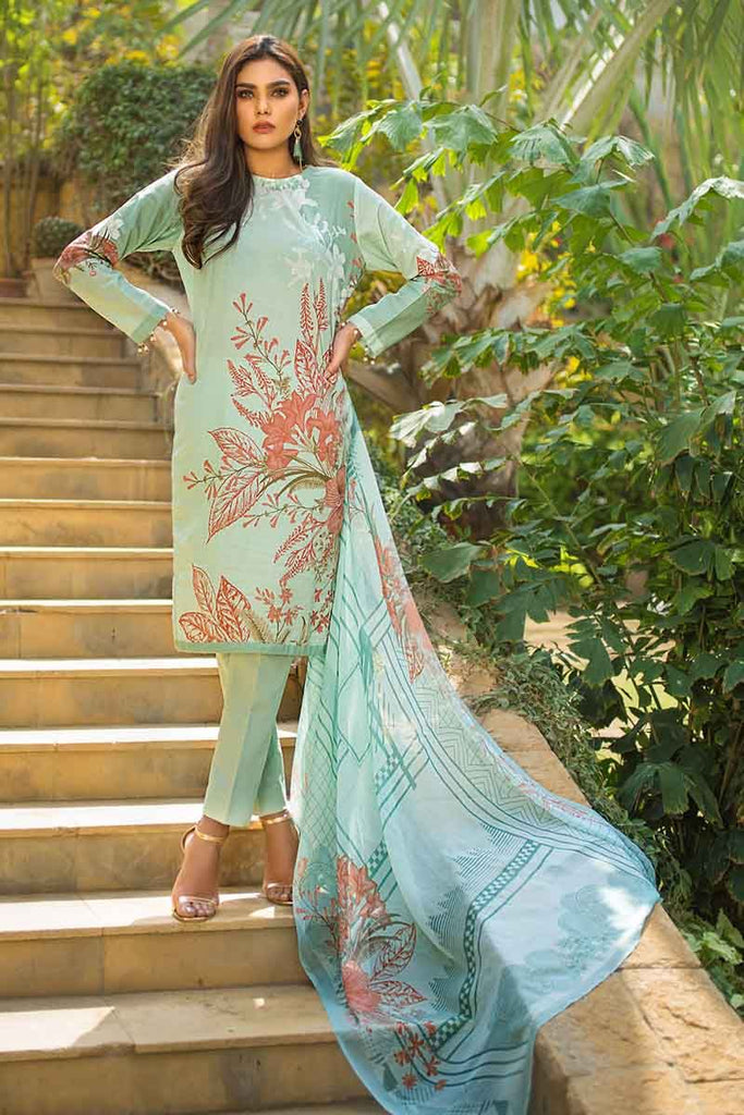 Gul Ahmed Malmal Collection 2019 – 3 PC Lawn Suit BM-118