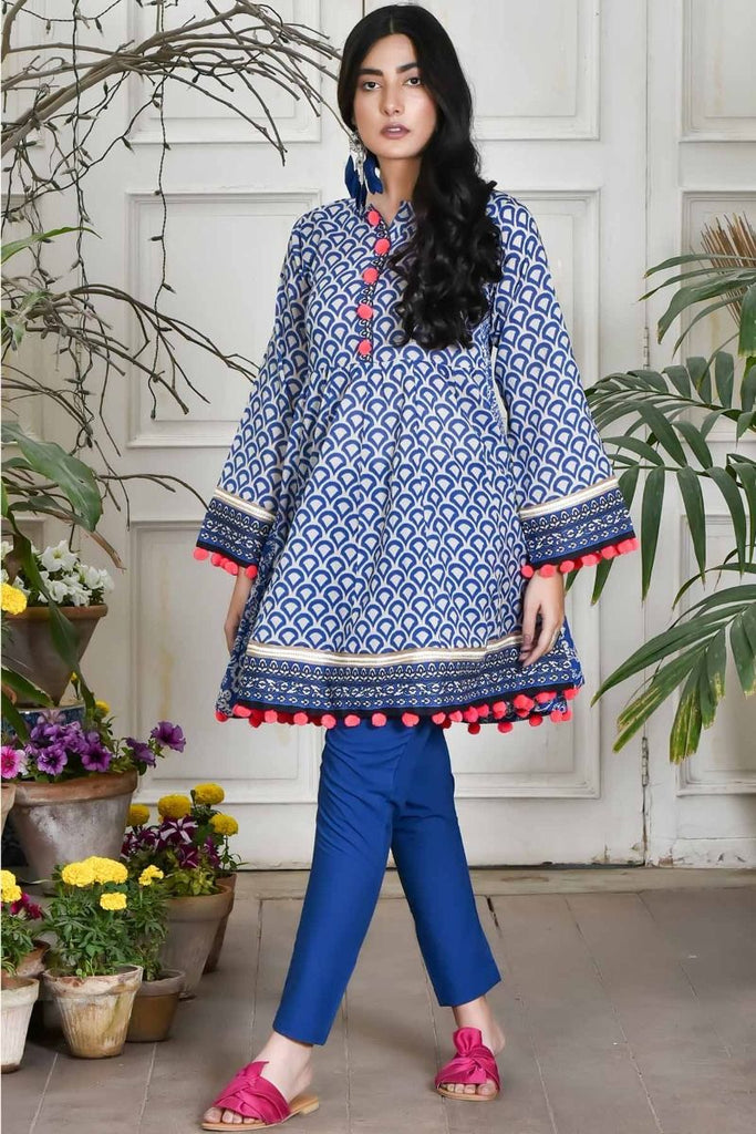 Khaadi Summer Lawn Collection 2018 Vol-2 – J18201 Blue