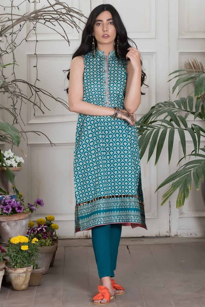 Khaadi Summer Lawn Collection 2018 Vol-2 – J18201 Green