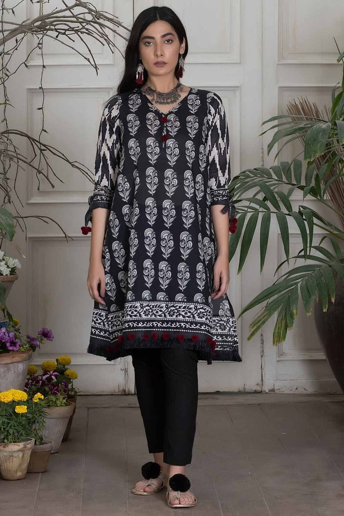 Khaadi Summer Lawn Collection 2018 Vol-2 – J18203 Black