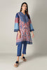 Khaadi Spring Collection 2021 – 2PC Suit · Printed Kameez Pants · J21109 Blue