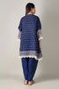 Khaadi Spring Collection 2021 – 2PC Suit · Printed Kameez Pants · J21116 Blue