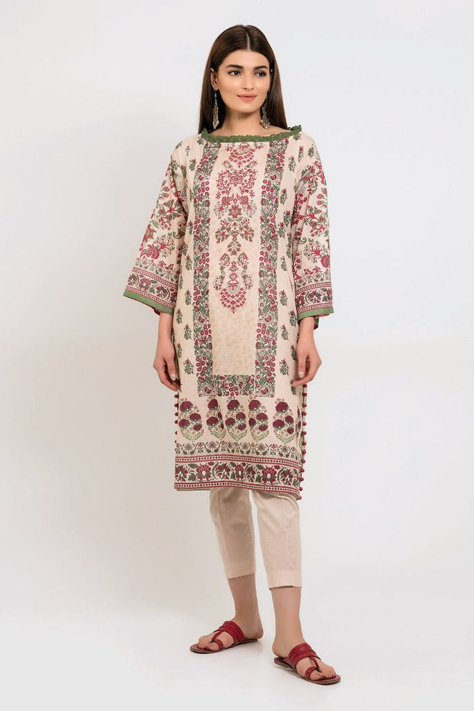 Khaadi The Tale of Spring Lawn Collection 2019 – JF19108 Off White 2Pc ...