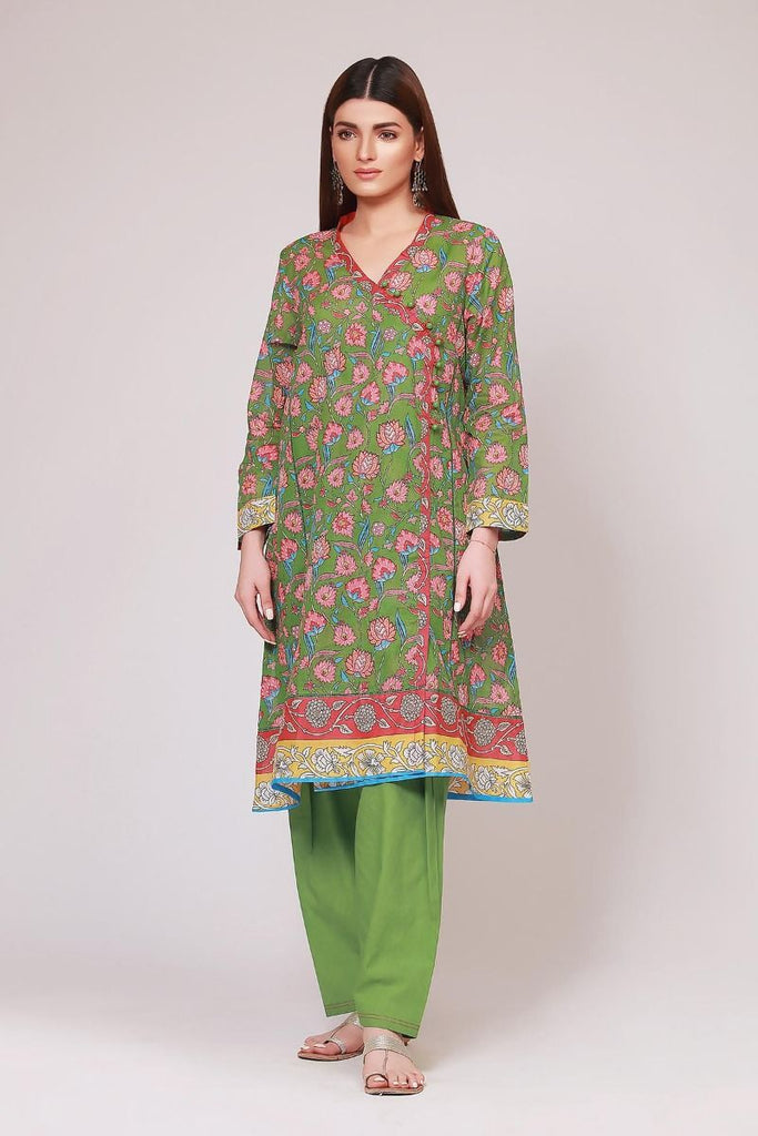 Khaadi The Tale of Spring Lawn Collection 2019 – JR19121 Green 2Pc