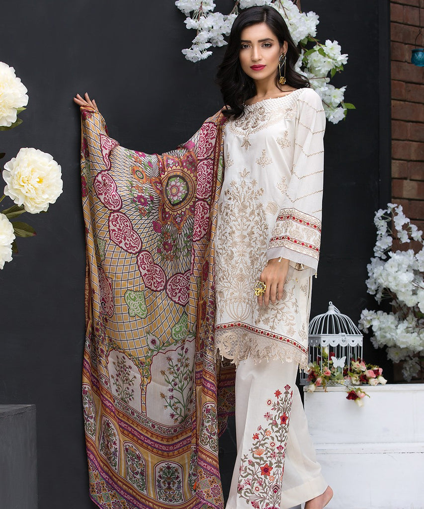 Jazmin by Baroque Lawn Festive Edition 2017 – Kalamkari