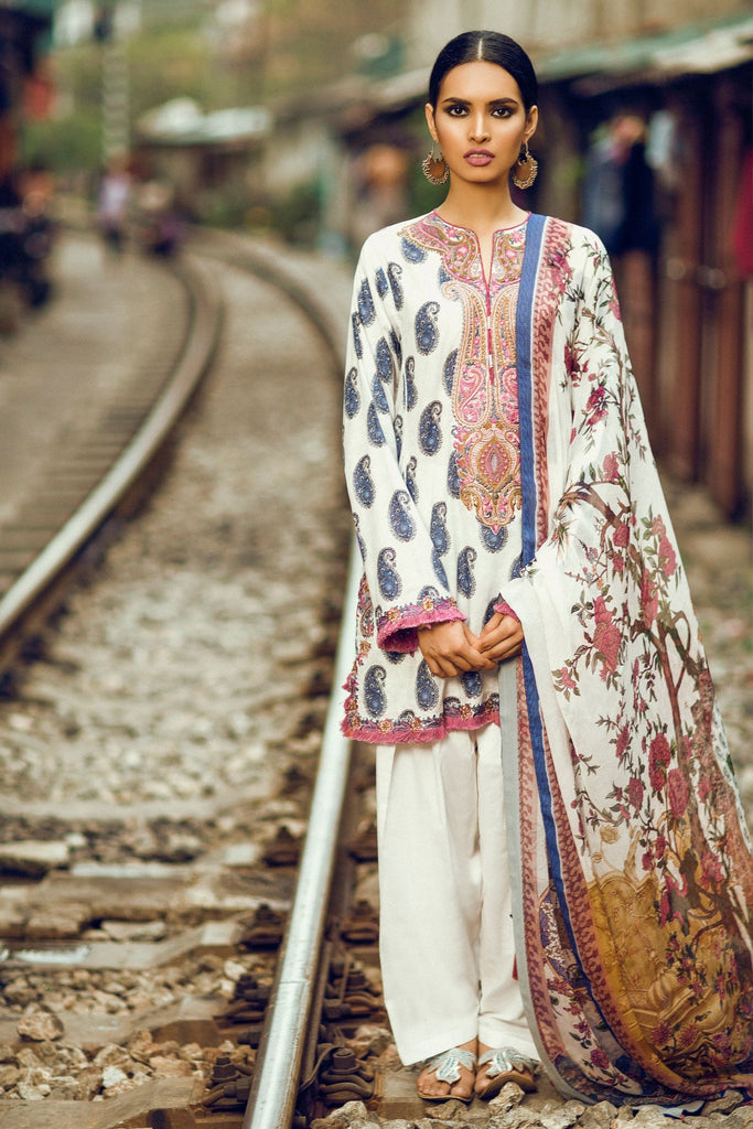 Zara Shahjahan Lawn Collection 2017 – Kashmiri