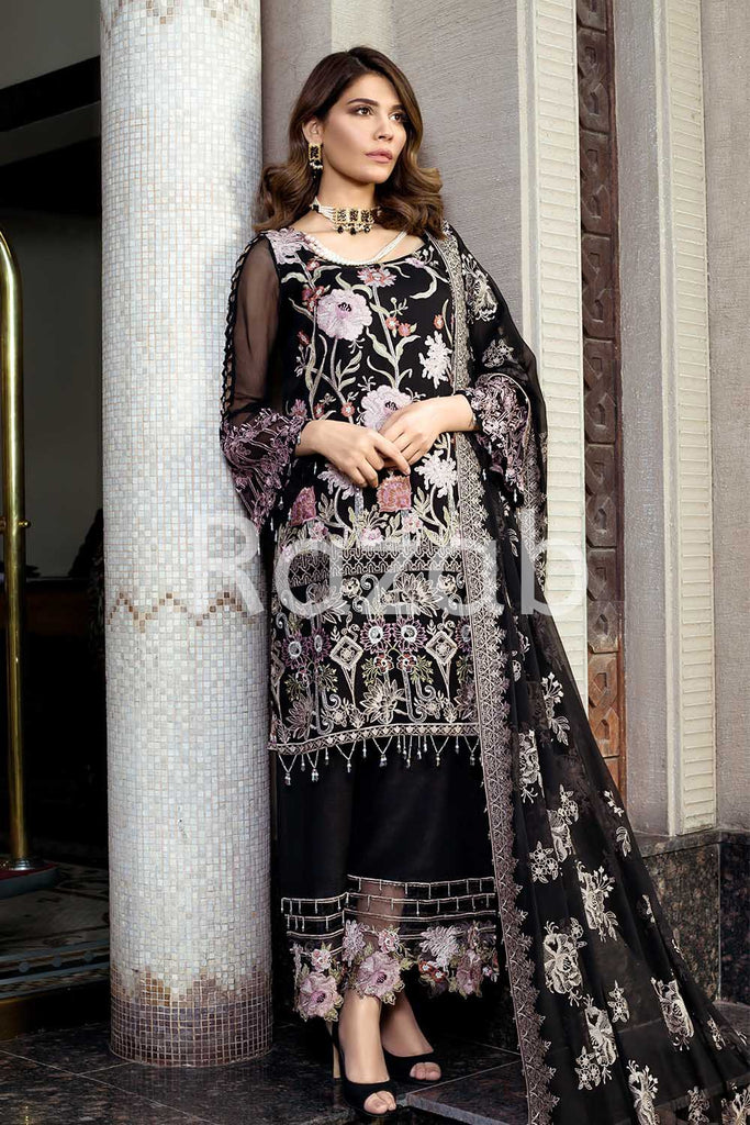 Razab Luxury Chiffon Collection 2019 – THR 1103 GARDEN ROSE