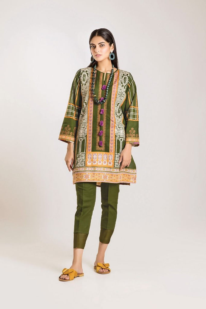 Khaadi Winter Vibe Collection 2019 – KI19501 Green 2Pc