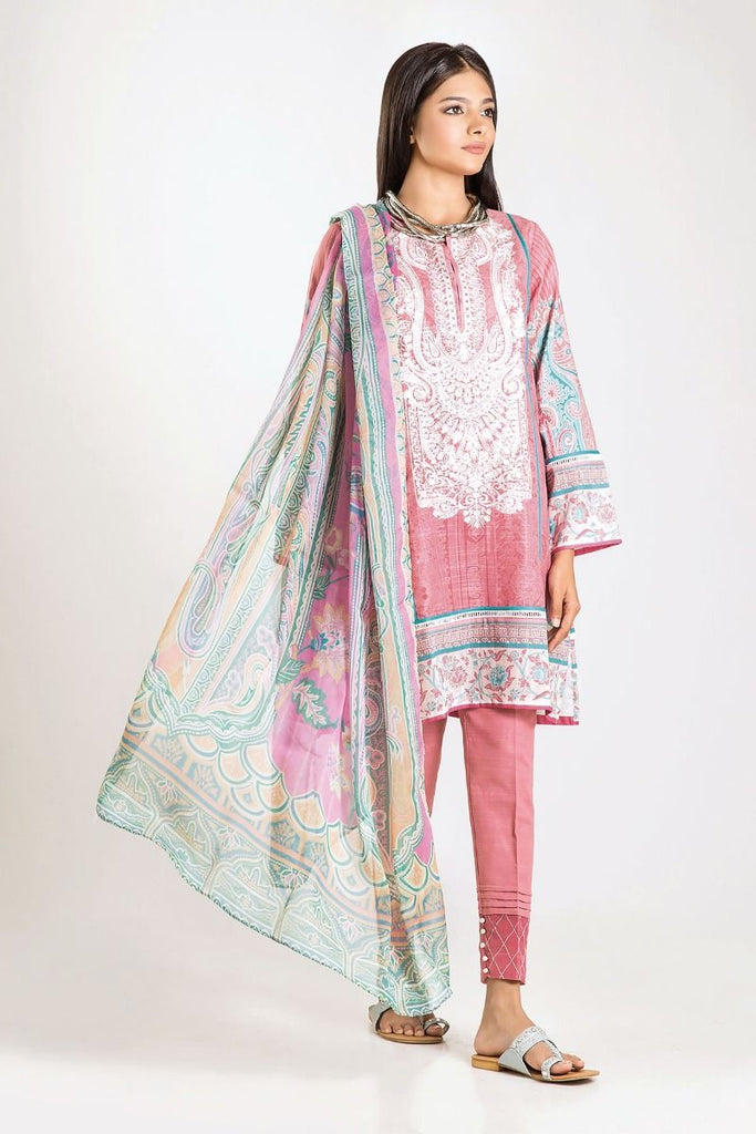 Khaadi Winter Escape Collection 2019 – KR19502-Pink-3Pc