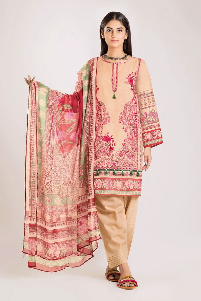 Khaadi Winter Escape Collection 2019 – KR19503-Beige-3Pc