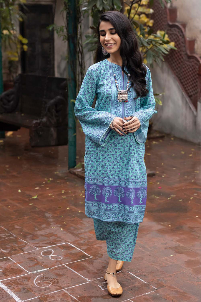 Gul Ahmed Summer Basic Lawn 2021 · 1PC Unstitched Printed Lawn Fabric SL-949 B