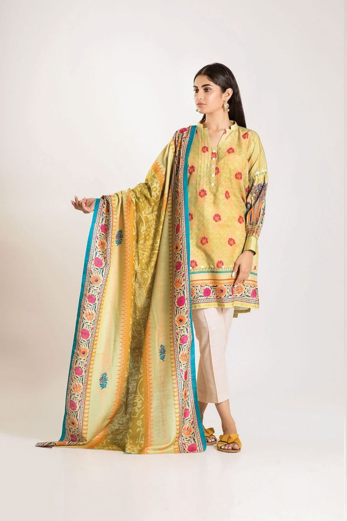 Khaadi Winter Vibe Collection 2019 – LKL19502 Green 2Pc