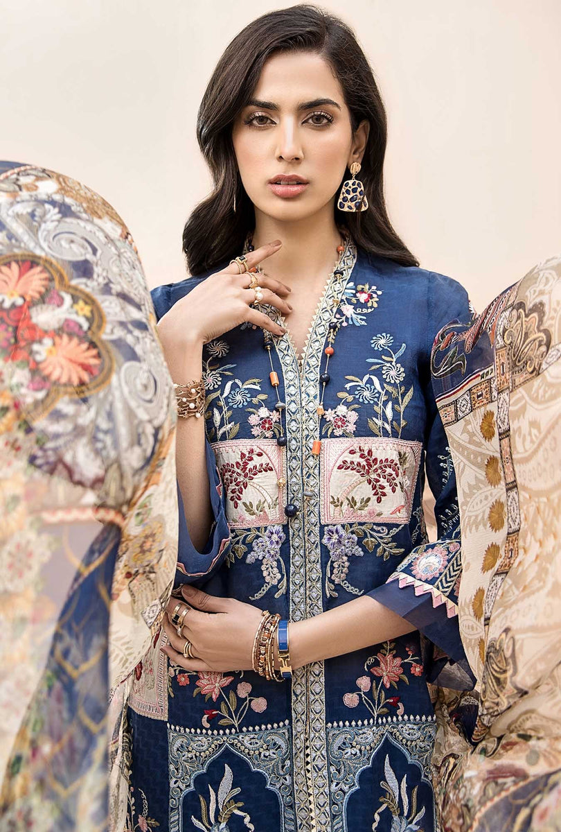 Noor by Saadia Asad Luxury Lawn Collection 2020 – SISU-D5-A – YourLibaas