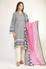 Khaadi The Tale of Spring Lawn Collection 2019 – LR19122 Blue 2Pc