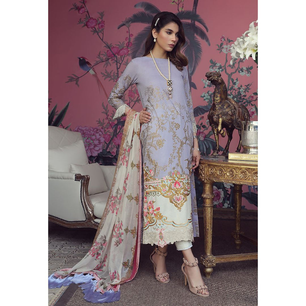 Sana Safinaz Muzlin Lawn Collection 2019 – 13B - Lavandula