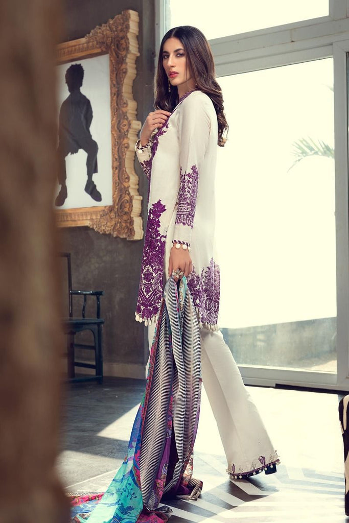 Sana Safinaz Muzlin Lawn Collection 2020 – 01B-Ck