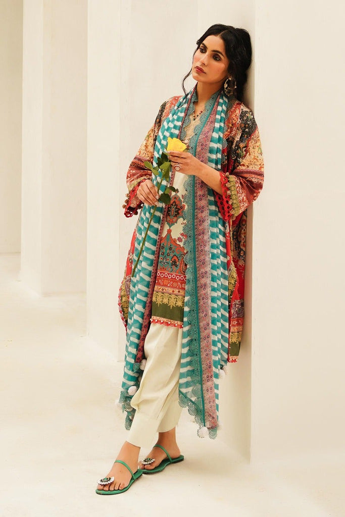 Sana Safinaz Muzlin Spring Lawn Collection 2023 – M231-022A-CI – YourLibaas