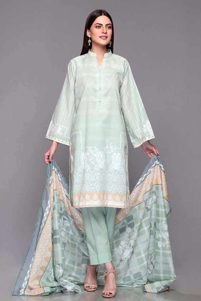 Gul Ahmed Summer 2020 – Basic Collection – 3PC Unstitched Lawn Suit CL-669 A