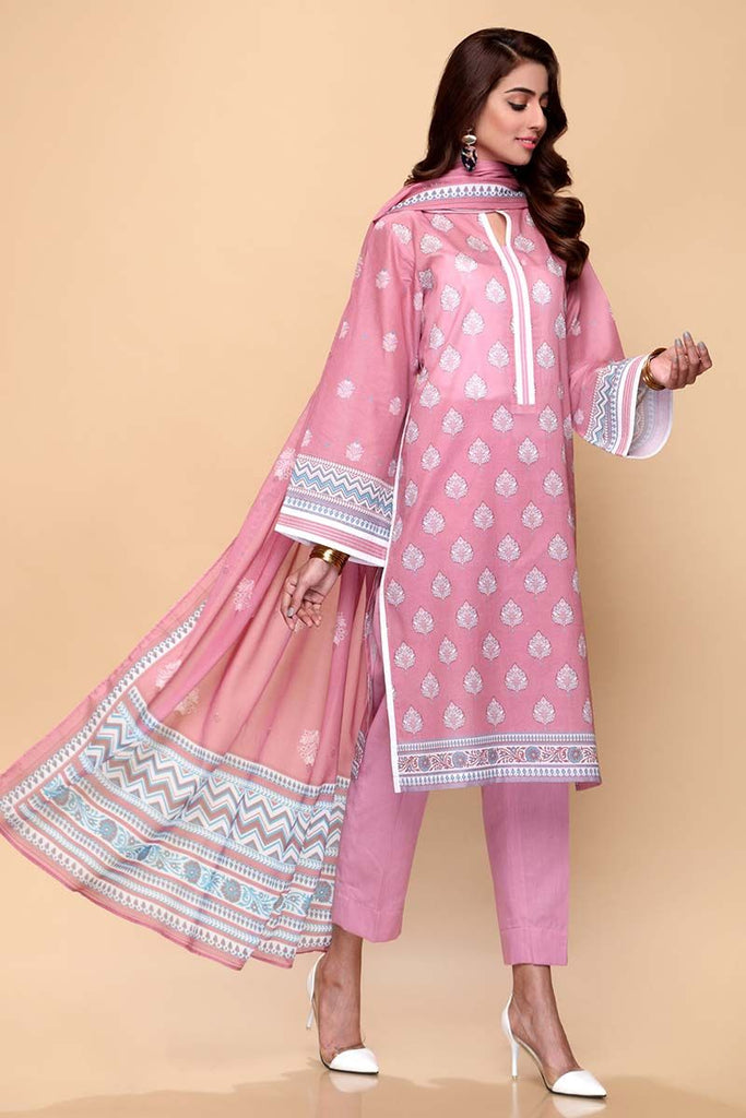 Gul Ahmed Summer 2020 – Basic Collection – 3PC Unstitched Lawn Suit CL-663 A