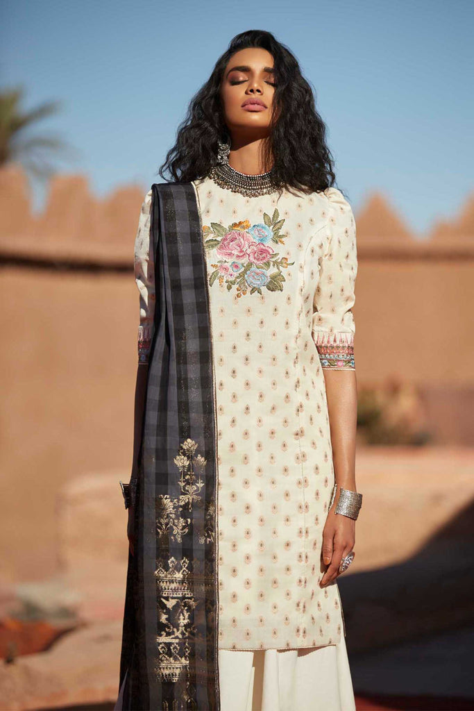 Zara Shahjahan Spring/Summer Luxury Lawn Collection 2019 – Meherma-A