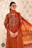 MARIA.B Luxury Chiffon Collection – MPC-22-205-Burnt Orange and Rust