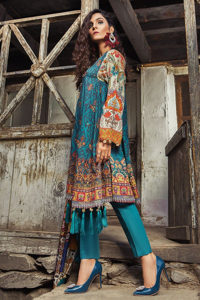 MARIA.B. Mprints Lawn Eid Collection 2018 – 307-A-Zinc