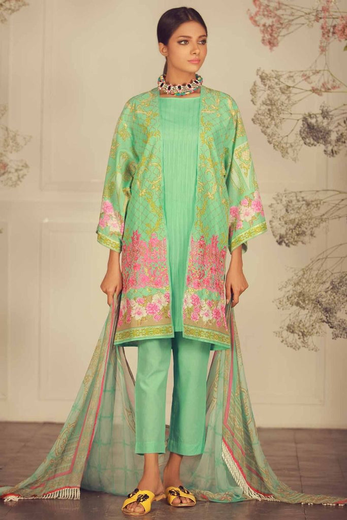 Khaadi Summer Lawn Collection 2018 Vol-2 – R18202 Green