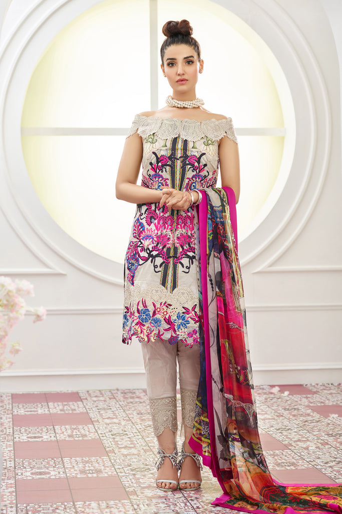 Asifa & Nabeel Festive Lawn Collection 2019 – 1N – Epitome