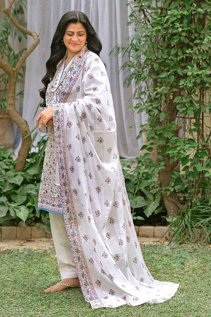 Gul Ahmed Summer 2023 - Tribute Collection – 3PC Lawn Lacquer Printed Suit CL-32265 B