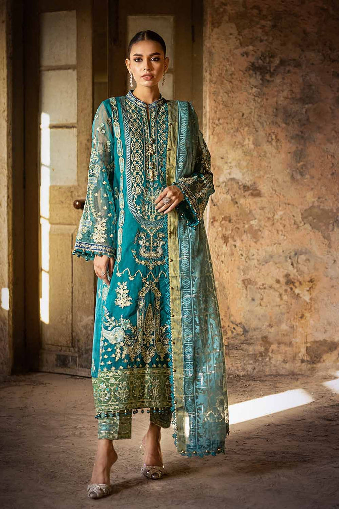 Gul Ahmed Festive – 3PC Sequins Embroidered Organza Suit with Lurex Organza Dupatta FE-32069