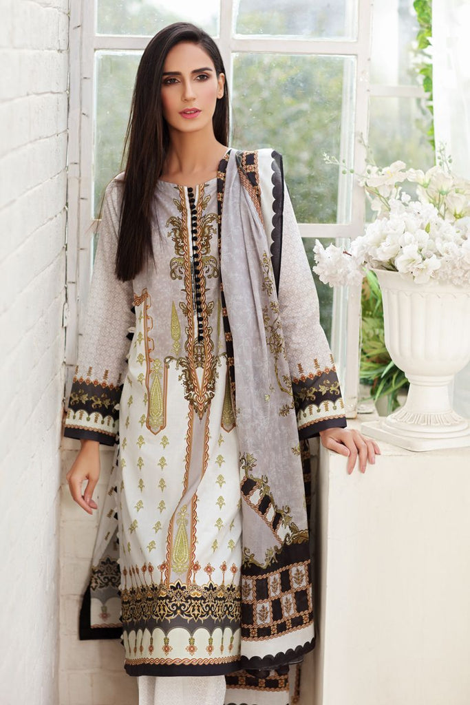 Gul Ahmed Summer 2020 – Basic Collection – 3PC Unstitched Lawn Suit CL-820