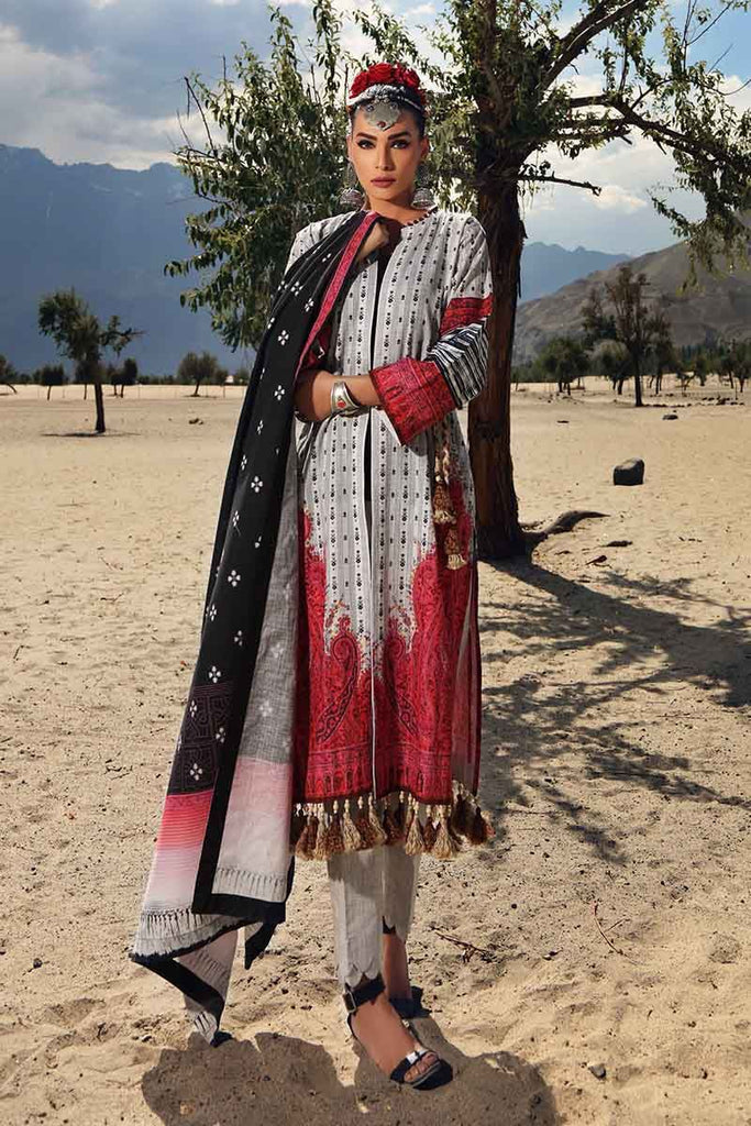 Gul Ahmed Craft Winter Collection 2019 – 3 PC Khaddar Suit - Pink K-60 Manthal