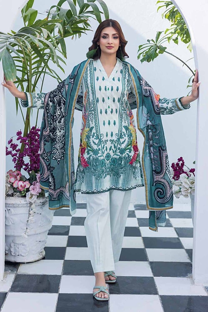 Gul Ahmed Summer Essential 2024 – 2PC Printed Lawn Suit TL-42032