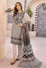 Gul Ahmed Monochrome Black & White – 3PC Unstitched Embroidered Lawn Suit with Organza Neckline B-32032