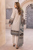 Gul Ahmed Monochrome Black & White – 3PC Unstitched Embroidered Lawn Suit with Organza Neckline B-32032