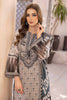 Gul Ahmed Monochrome Black & White – 3PC Unstitched Embroidered Lawn Suit with Organza Neckline B-32032