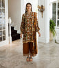 Zellbury Winter Collection – Embroidered Shirt Shalwar Dupatta - Brown - Viscose Suit - 0688 - WUW23E30688