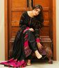 Zellbury Winter Collection  2023 – Embroidered Shirt Shalwar Dupatta - Black - Yarn Dyed Suit - 0706 - WUW23E30706