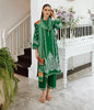 Zellbury Winter Collection – Shirt Shalwar Dupatta - Green - Khaddar Suit - 0754 - WUW23X30754