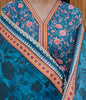 Zellbury Winter Collection  2023 – Shirt Shalwar Dupatta - Blue - Cotail Suit - 0740 - WUW23X30740