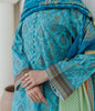 Zellbury Winter Collection  2023 – Shirt Shalwar Dupatta - Blue - Karandi Suit - 0749 - WUW23X30749