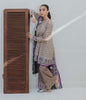 Zellbury Winter Collection  2023 – Embroidered Shirt Shalwar Dupatta - Grey - Karandi Suit - 0763 - WUW23E30763