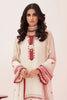 Zellbury Winter Collection  2023 – Embroidered Shirt Shalwar Dupatta - Cream - Khaadi Net Suit - 0363 - WULC22E30363