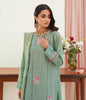 Zellbury Luxury Collection – Embroidered Shirt Shalwar Dupatta - Green - Lawn Suit WULC22E30353