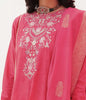 Zellbury Luxury Collection – Embroidered Shirt Shalwar Dupatta - Pink - Lawn Suit WULC22E30351