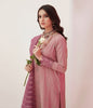 Zellbury Luxury Collection – Embroidered Shirt Shalwar Dupatta - Pink - Lawn Suit WULC22E30352