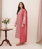 Zellbury Luxury Collection – Embroidered Shirt Shalwar Dupatta - Pink - Lawn Suit WULC22E30367