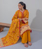 Zellbury Intermix Collection – Shirt Shalwar Dupatta - Orange - Cambric Suit-0633 - WUC23X30633