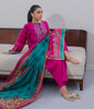 Zellbury Intermix Collection – Embroidered Shirt Dupatta - Pink - Cambric Suit-0613 - WUC23E20613