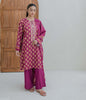 Zellbury Winter Collection  2023 – Embroidered Shirt Shalwar Dupatta - Purple - Karandi Suit - 0762 - WUW23E30762